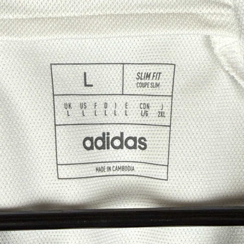 Adidas 2022 FIFA World Cup Germany White Black Soccer Jersey Shirt Size Large - Picture 3 of 6